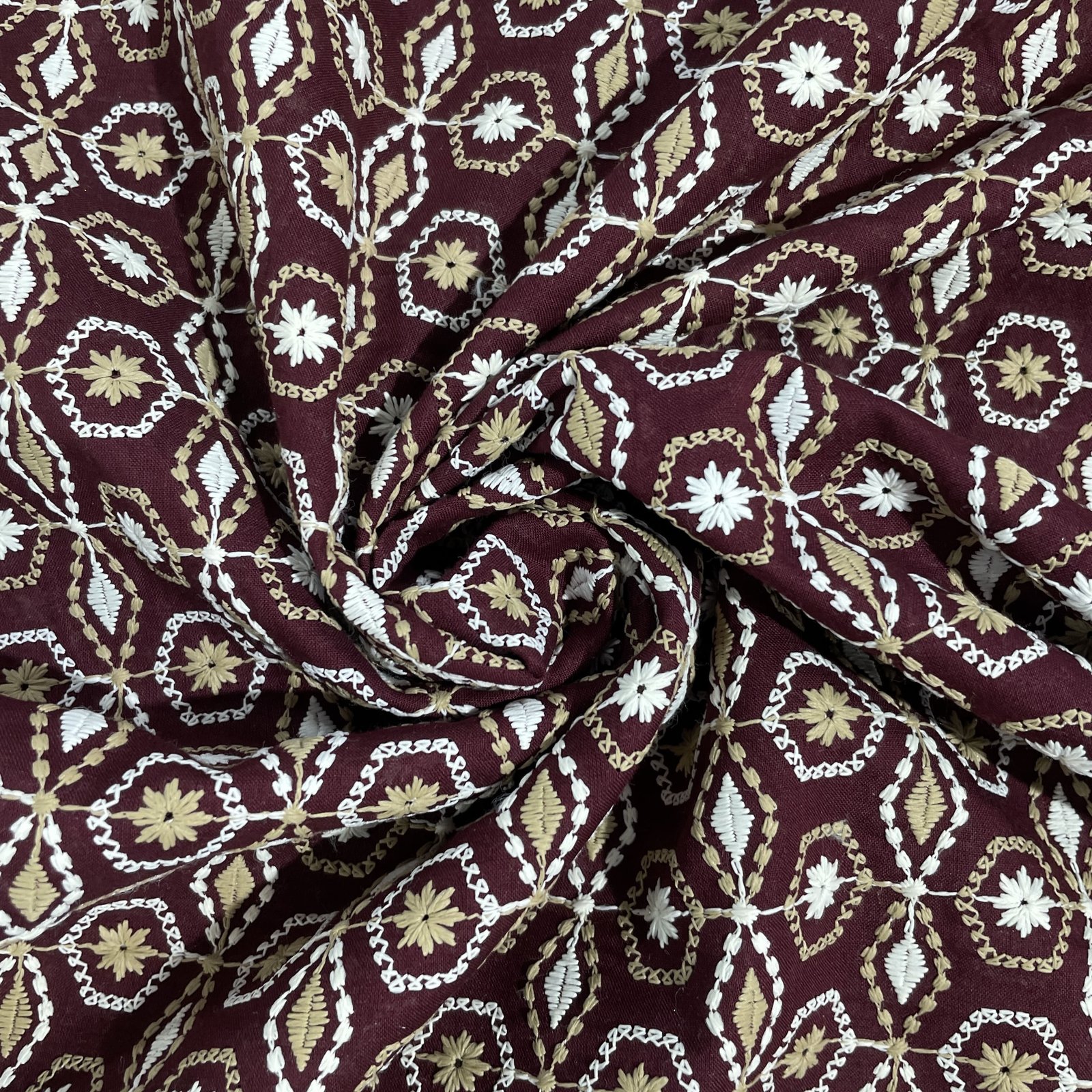 PC Cotton Embroidery Digital Prints